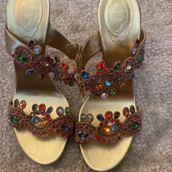 Rene Caovilla Heels (proceeds go to charity  NAMI on this item) - Picture 2 of 11